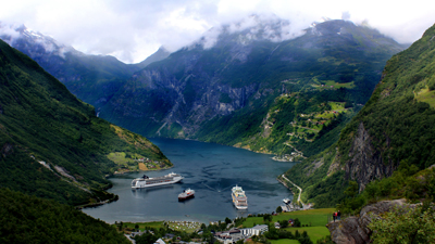 Geiranger - med Atlanthavsv�gen och Trollstigen